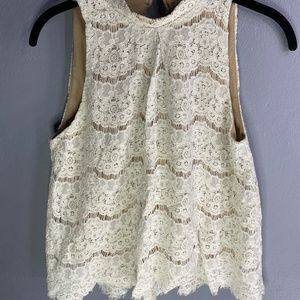 Lace tank top